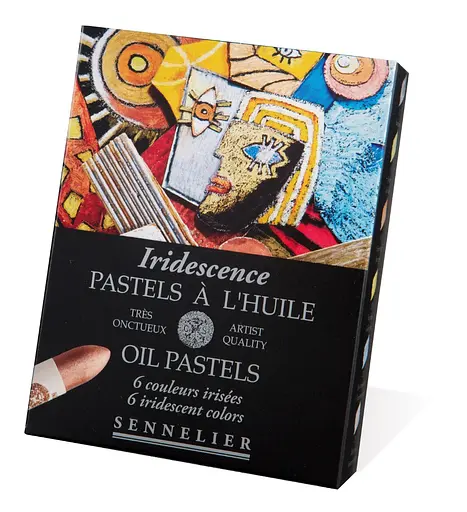Набір олійної пастелі Sennelier Iridescence, 6 кольорів, картон - фото 2
