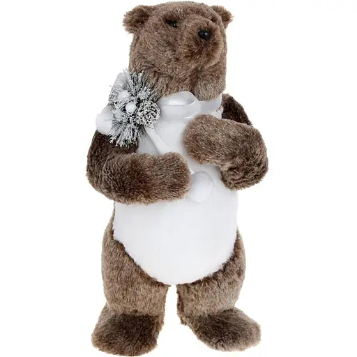 Новогодняя игрушка Bona Мишка меховая 20х20х43 см (000265393)