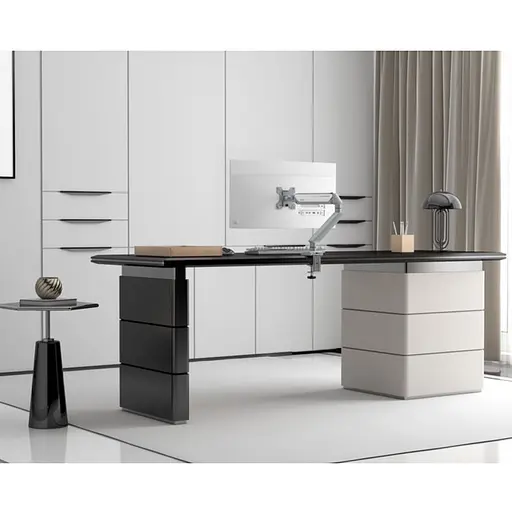 Кронштейн настільний для монітора 17-32 дюйма Anda Seat ADWA6D1SBO Stealth II Cloudy White - фото 13