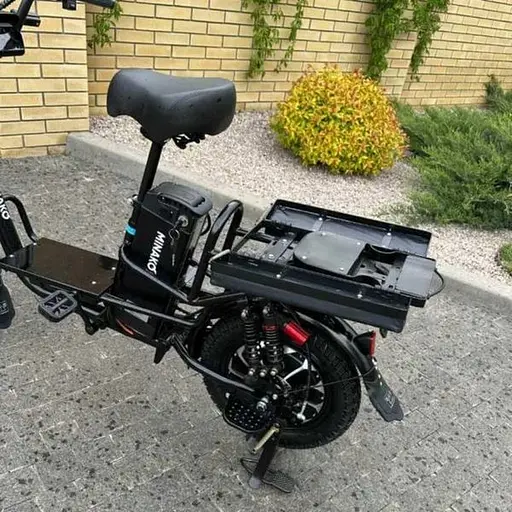 Электровелосипед Minako Monster Pro 18" 1000W 60V 26Ah гидравлические тормоза складной багажник/сиденье - фото 11