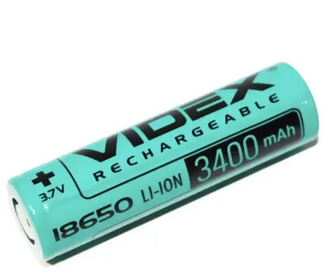 Аккумулятор Videx Li-ion 18650 3400mAh 3,7V (без защиты)