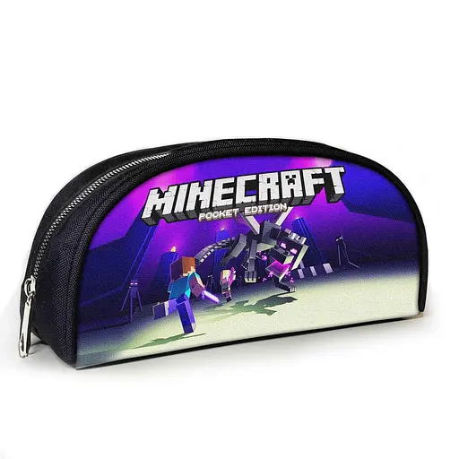 Пенал шкільний Minecraft 23х10х8 см з принтом для хлопчика (02838)