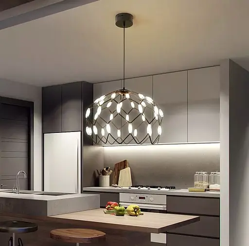 Светильник-полукупол в черном корпусе | Line F | Арт. D1288 BK - фото 1