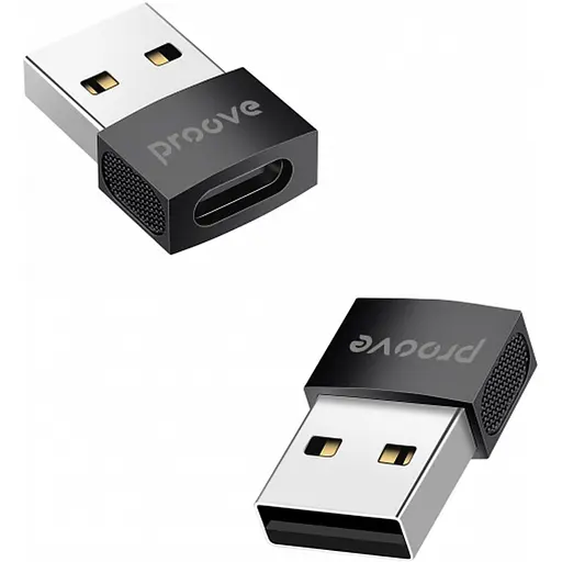 Перехідник Proove Extension OTG USB-A to USB-C Black (HBEX00101001) [130304] - фото 4