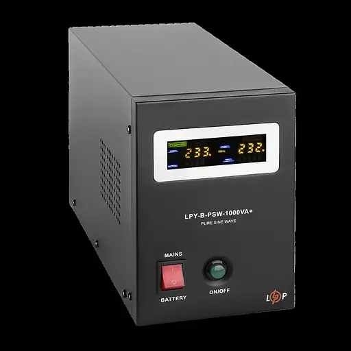 ДБЖ з правильною синусоїдою LogicPower 12V LPY-B-PSW-1000VA + 700 Вт 10A/20A - фото 3