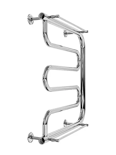 Водяна рушникосушка Mario Фокстрот Inox 530x570/500 1.8.044626.P, Хром, нижнее - фото 3