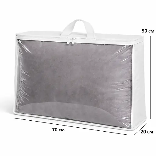 Набір сумок-органайзерів ORGANIZE для речей L 3 шт (білий) - фото 4