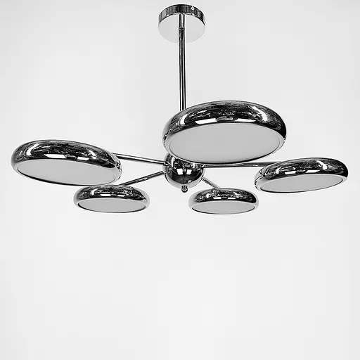 Люстра дизайнерська на 5 світлових блоків Line.F S 011/5 CR - фото 1