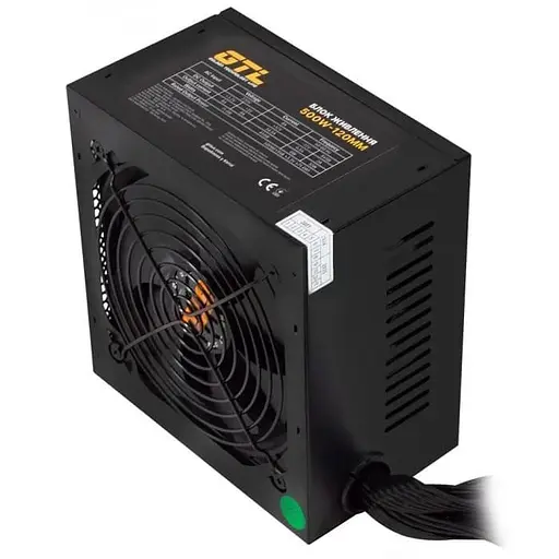 Блок живлення GTL 500W Gaming Star Black 80 Plus (GTLGS500BK) - фото 4