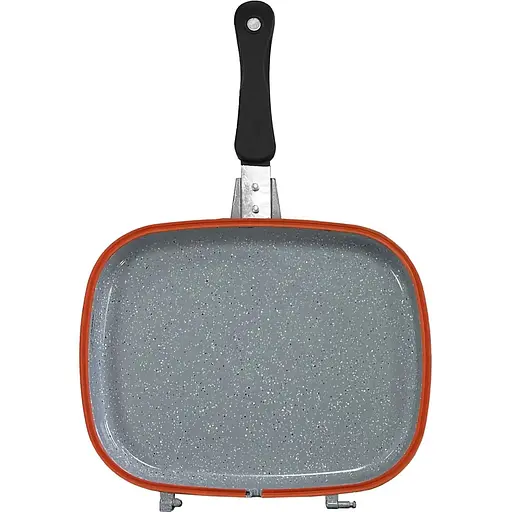 Уцінка. Подвійна сковорода Supretto Crown Baccara з антипригарним покриттям 28 см (8161) - фото 3