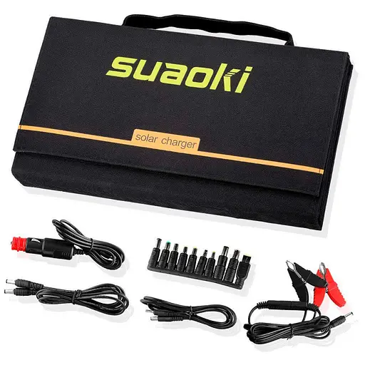 Портативное зарядное устройство Suaoki с солнечной панелью Ansun 40W - фото 5