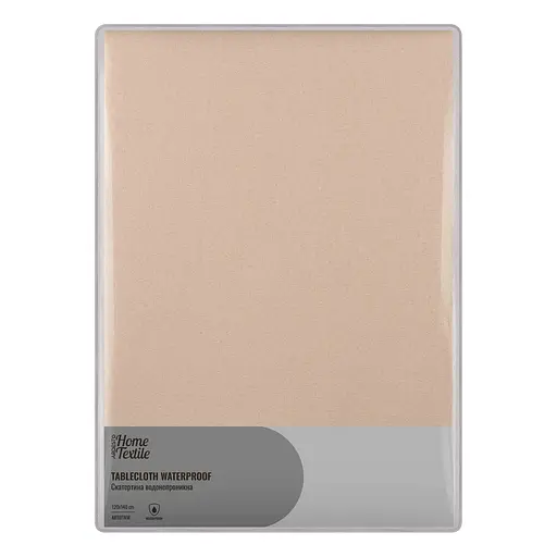 Скатерть Ardesto Waterproof 120х140см, 100% полиэстер, айвори (ART07WW) - фото 1