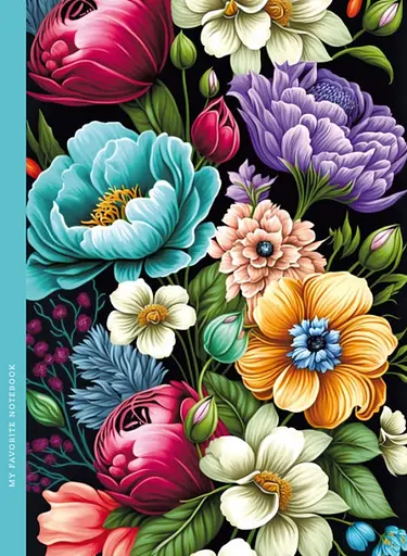 Блокнот, 143x200 мм, 55 г/м², 48 аркушів, інтегральна палітурка, матова ламінація 23093