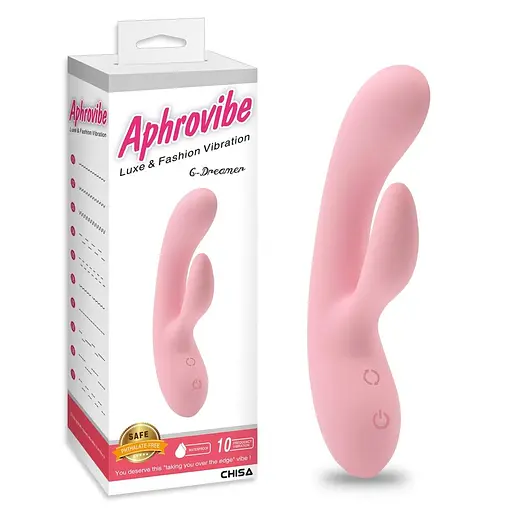 Вібратор-кролик Aphrovibe G-Dreamer 20.5 см світло-рожевий - фото 2