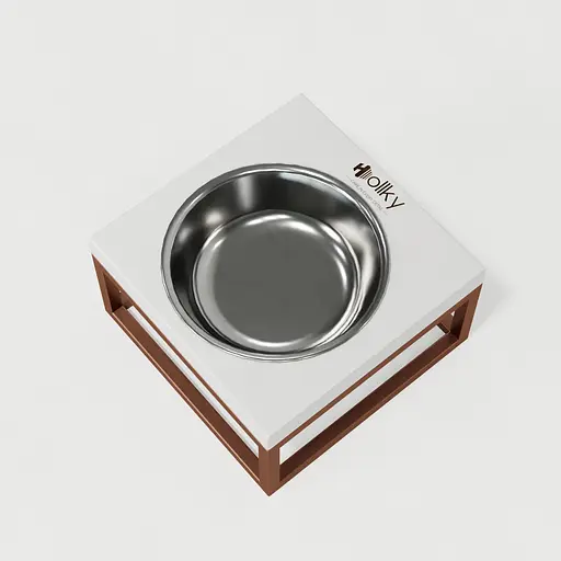 Hollky Base Solo S — миска на підставці для котів і маленьких собак (1 × 0,45 л) - фото 6