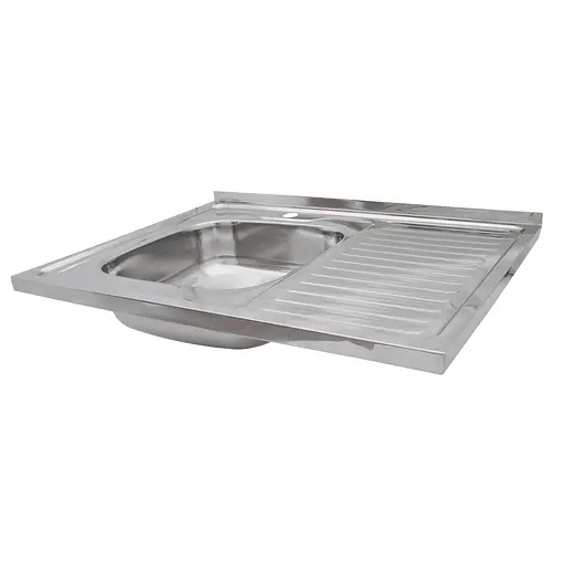 Кухонная мойка Kroner KRP Polierte-6080L (0,6 мм) CV022817, Polish - фото 4