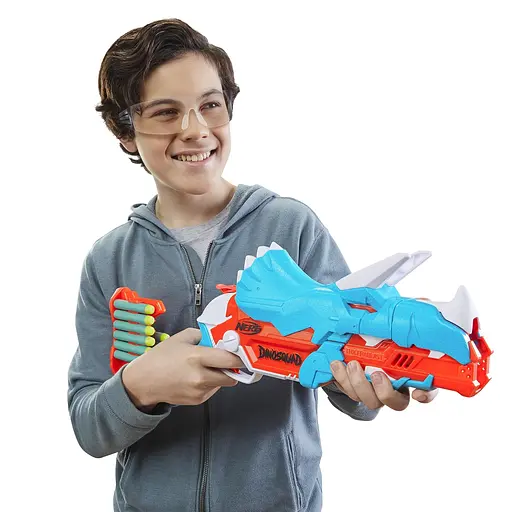 Уценка. Бластер Hasbro Nerf Dino Тricera-Blast (F0803) - фото 8