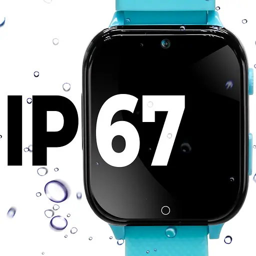 Детские GPS часы JETIX DF100 Pro Kids с виброзвонком, 4G видеозвонком и фонариком (Blue) - фото 7