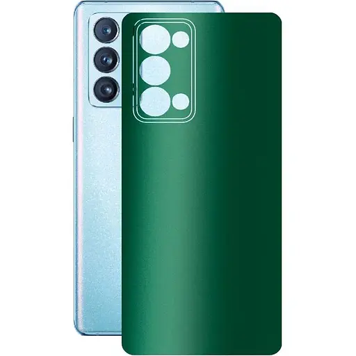 Захисна плівка StatusSKIN для Oppo Reno 6 Pro Plus 5G Корпус Вініл Зелена - фото 1
