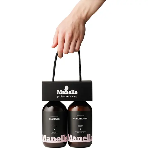 Набор для волос Manelle Professional Care Phytokeratin & Vitamin B5 Shampoo + Conditioner (MN_DS_PKVB_500) - фото 4
