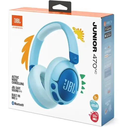 Гарнитура JBL JR470NC Blue (JBLJR470NCBLU) (7065596) - фото 5