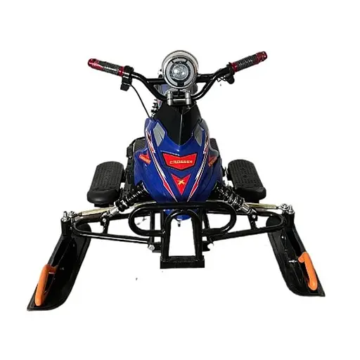 Електроснігохід Crosser S-1 (800W, 48V, 20Ah) на амортизаторах синій - фото 3