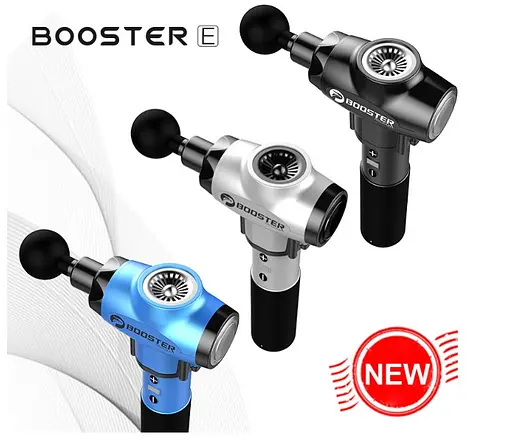 Перкуссионный мышечный ударный массажер Booster Е триггерных точек Синий - фото 4