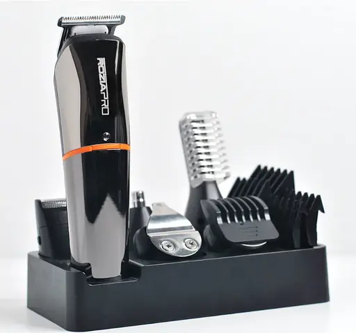 Універсальний чоловічий мультитример для бороди вусів носа та тіла Rozia HQ-5952 6 в 1 - фото 4