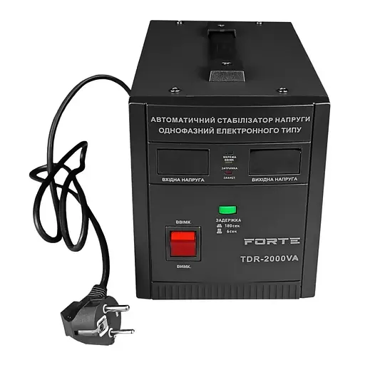 Стабілізатор напруги релейний Forte TDR-2000VA 2 кВт (22650) - фото 2