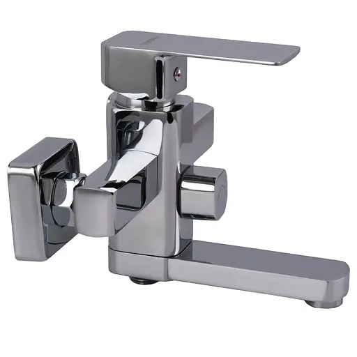 Змішувач для ванни DOMINO MALTA DMS-102NE з EURO перемикачем поворотний для комфортного використання та елегантного дизайну - фото 2