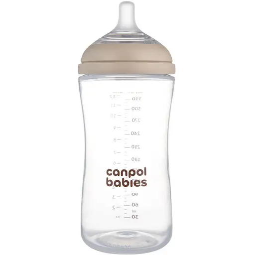 Бутылочка антиколиковая Canpol babies Natural Shape с соской Dual-zone 330 мл (35/402) - фото 2