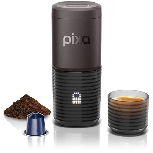 Портативна еспресо-кавоварка Wacaco Pixapresso, електрична, для меленої кави та капсул - фото 4