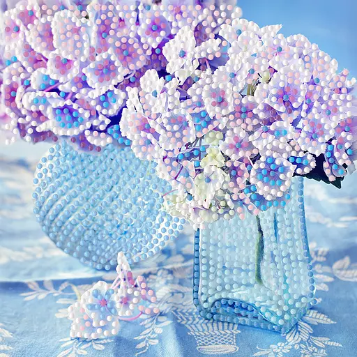 Алмазная мозаика Strateg ПРЕМИУМ Хрустальная симфония на бумажной основе размером 18х18 см (ZAV1818-17) - фото 1