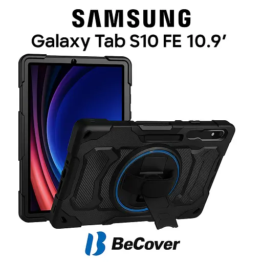 Чехол для планшета BeCover Samsung Galaxy Tab S10 FE SM-X520/SM-X526 10.9 Black 713258 - фото 6