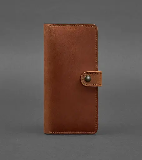 Кожаный портмоне 7.0 светло-коричневый Crazy Horse - фото 1