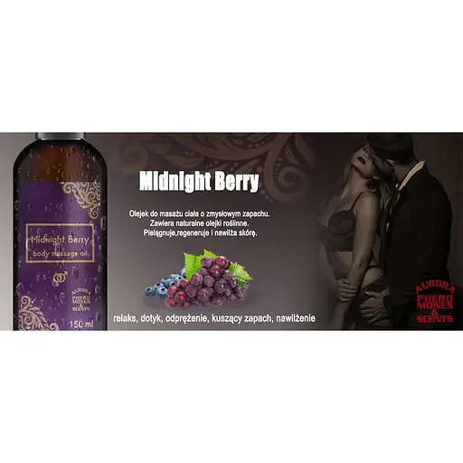 Масажна олія Aurora Midnight Berry Oil, 150 мл - фото 3