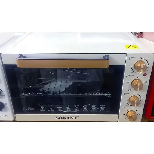 Духовка электрическая Sokany SK-450 электропечь с таймером настольная 50 л 1700 Вт - фото 9