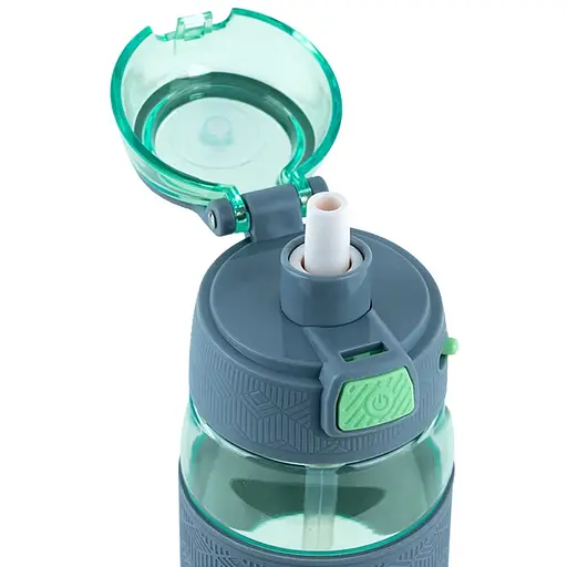 Бутылочка для воды Kite 600 мл зеленовато-серая (K24-1201-2) - фото 4