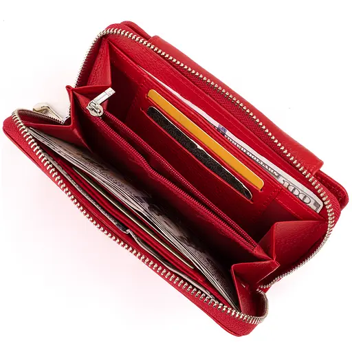 Кожаный женский кошелек ST Leather 19х9.5х2.5 см acs0015405 - фото 4