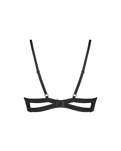 Бюстгальтер Obsessive Nutris XS/S чорний - фото 3