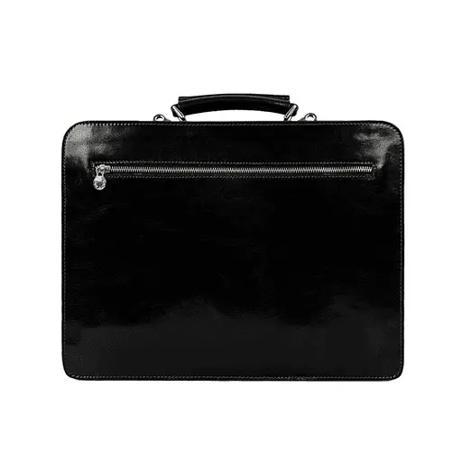 Кожаный мужской портфель Time Resistance 30.5х39.5х10 см sum0026024 - фото 5