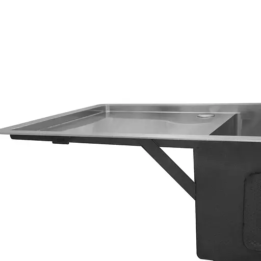 Кухонная мойка Kroner KRP Gebürstet-7844RHM (3,0/1,0 мм) CV022804, Нержавеющая сталь - фото 8