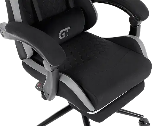 Геймерское кресло GT Racer черное с серым (X-2324 Fabric Black/Gray) - фото 6