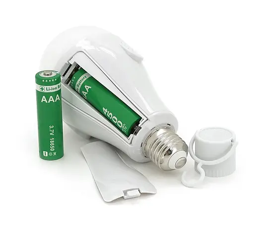 Переносний ліхтар-лампа Voltronic T39393 Emergency Energy + гачок, акумулятор 2 18650, 20 W, E27 - фото 1