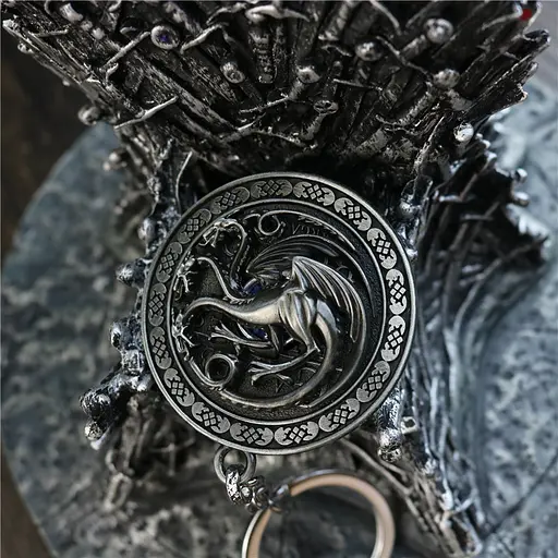 Брелок Таргарієнов Гра Престолів House Targaryen Game of Thrones GT 3.55 - фото 7