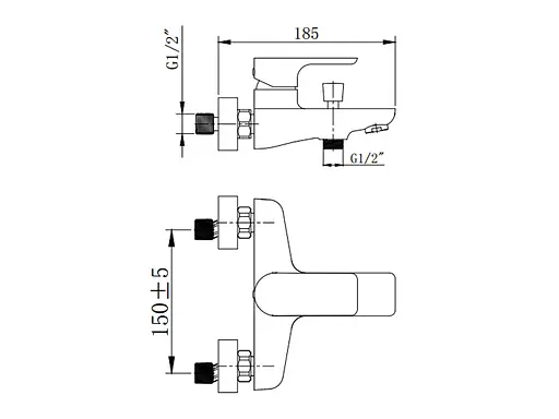 Змішувач для ванни Asignatura Delight 75502800 - фото 6