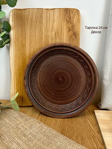 Шашлычный столовый сервиз керамической (глиняной) посуды на 6 человек Декор - фото 8