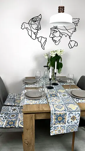 Доріжка водовідштовхувальна Вітраж плитка 170х30 см Синій - фото 6