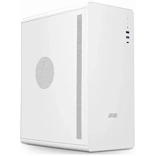 Корпус 2E Credo V500W, білий, без БЖ, Mid Tower, для ATX / Micro ATX / Mini ITX, 1xType-C / 1xUSB 3.0 / 1xUSB 2.0, макс. CPU - 160 - фото 1