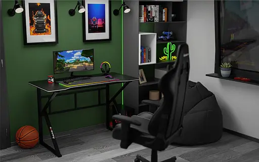 Комп'ютерний стіл HUZARO HERO 1.6 BLACK - фото 9